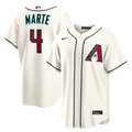 Arizona Diamondbacks Ketel Marte Nike Cream Home Replica Jersey