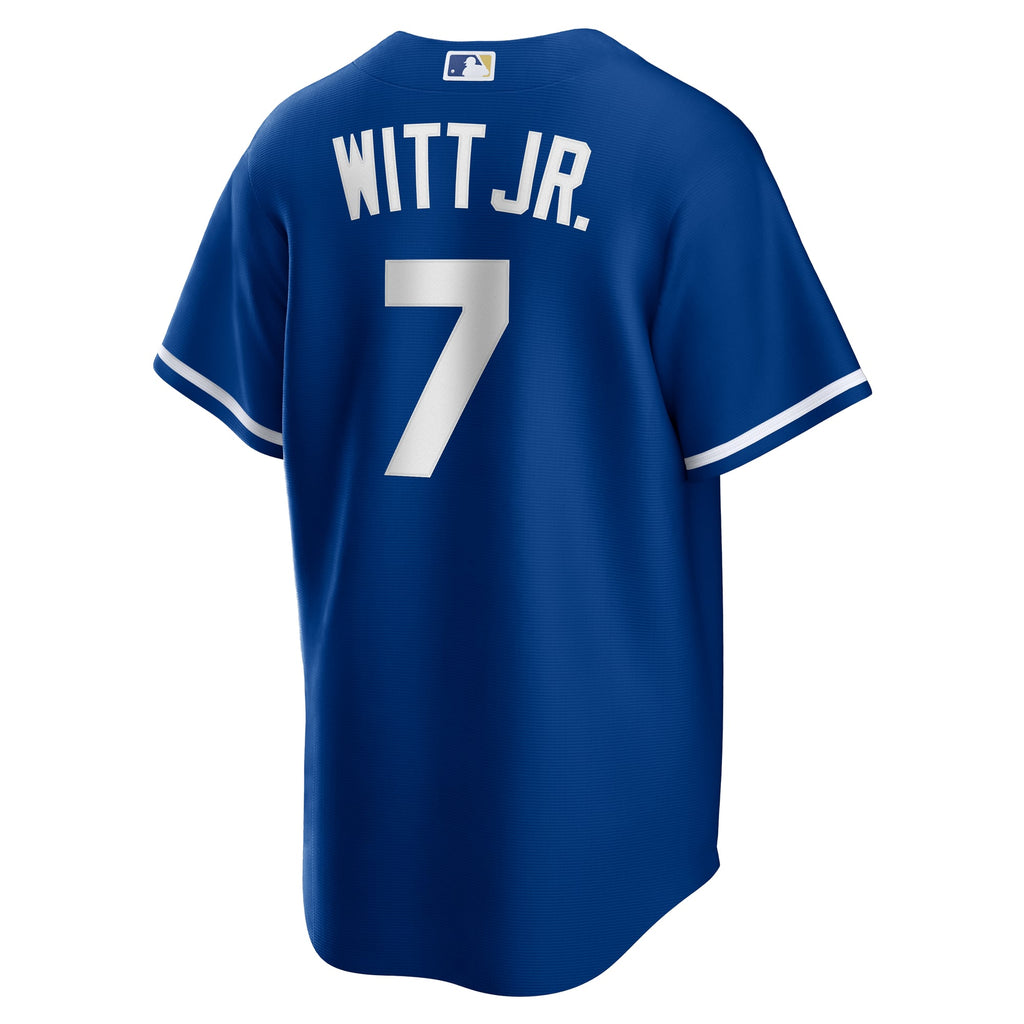 Kansas City Royals Bobby Witt Jr. Nike Gray Road Replica Jersey