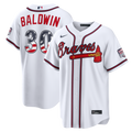Fourth of July Atlanta Braves Drake Baldwin Nike White USA 250 Stadium Jersey