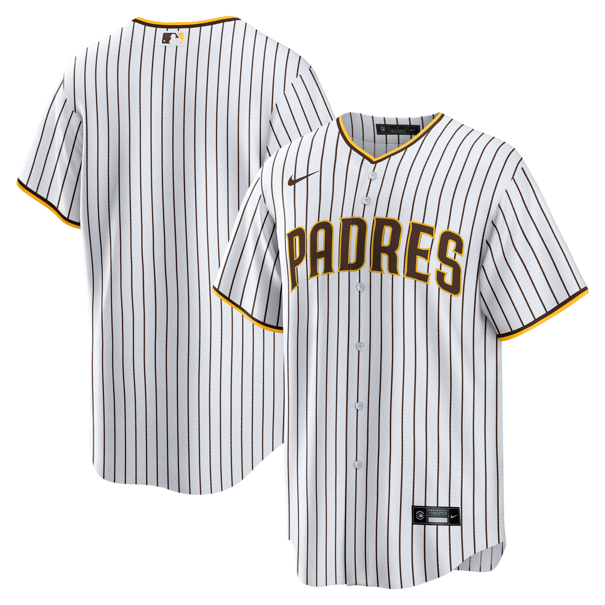 San Diego Padres Nike White Home Big & Tall Replica Jersey