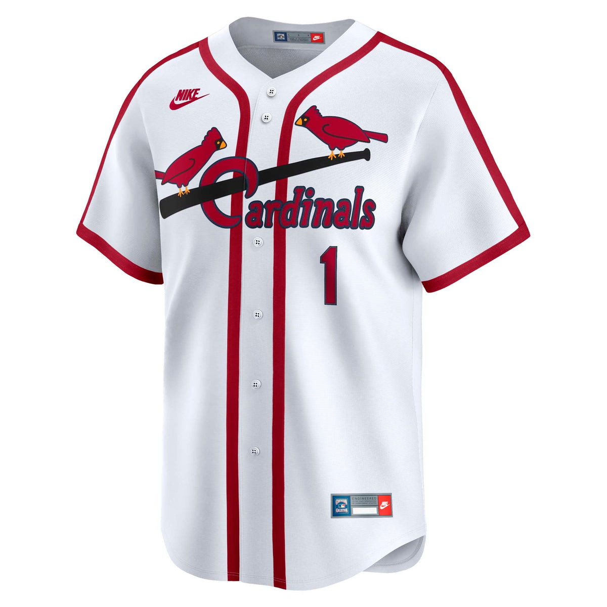 St. Louis Cardinals Ozzie Smith Nike Blue Throwback Cooperstown Collection Limited Jersey