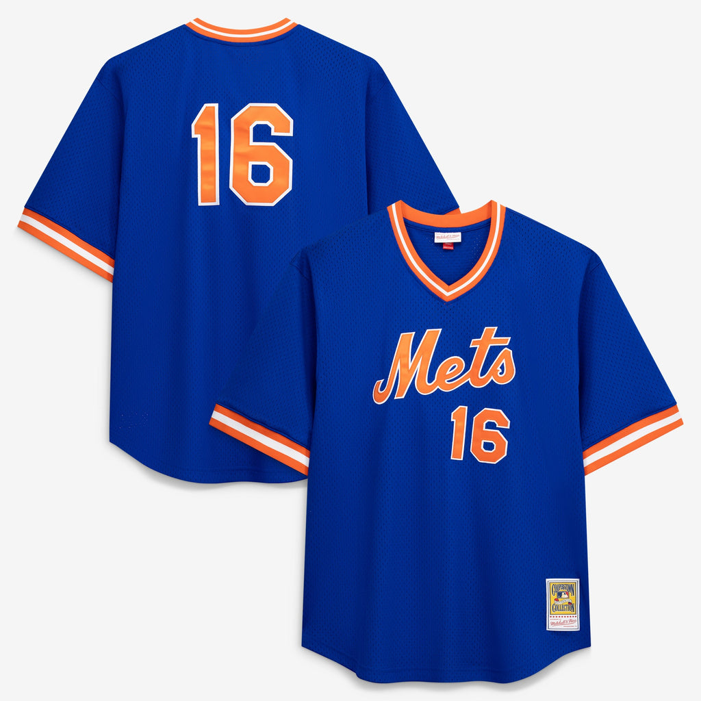 New York Mets Dwight Gooden Profile Royal Big & Tall Cooperstown Collection Mesh Batting Practice Jersey