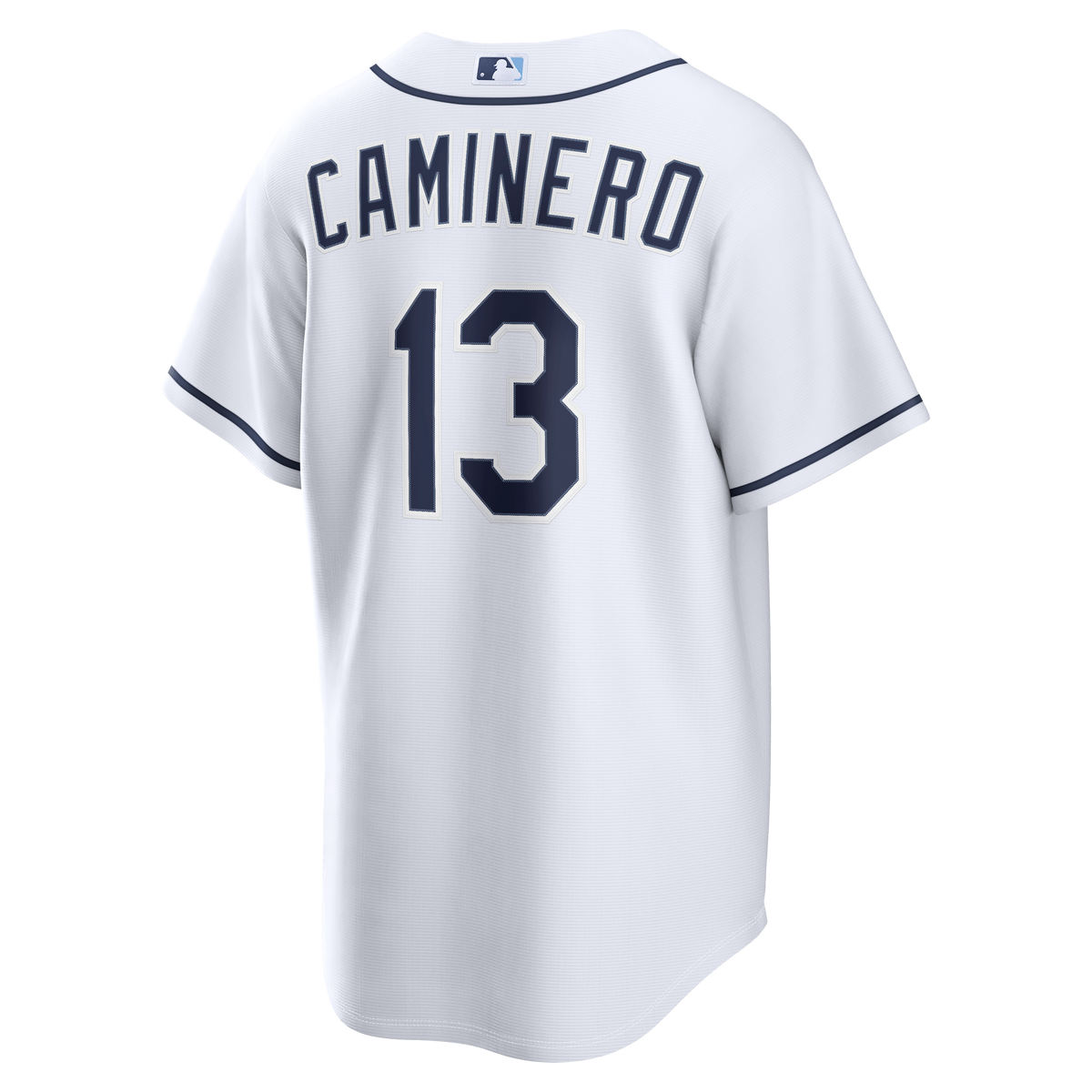 Tampa Bay Rays Junior Caminero Nike White Home Replica Jersey