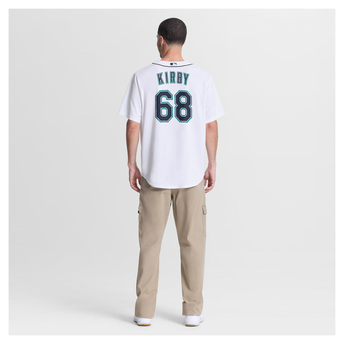 Seattle Mariners George Kirby Nike White Home Replica Jersey