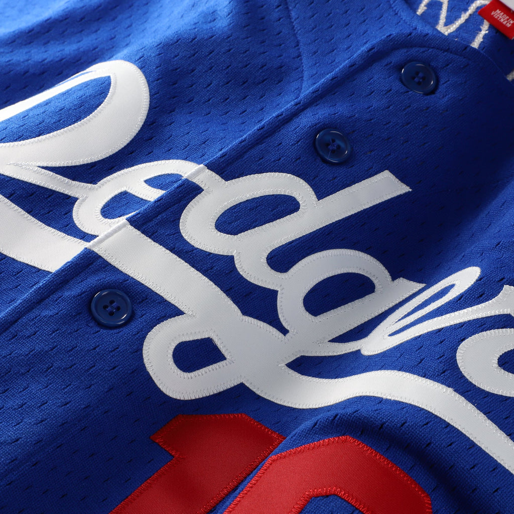 Los Angeles Dodgers Hideo Nomo Mitchell & Ness Royal Big & Tall Cooperstown Collection Mesh Batting Practice Jersey