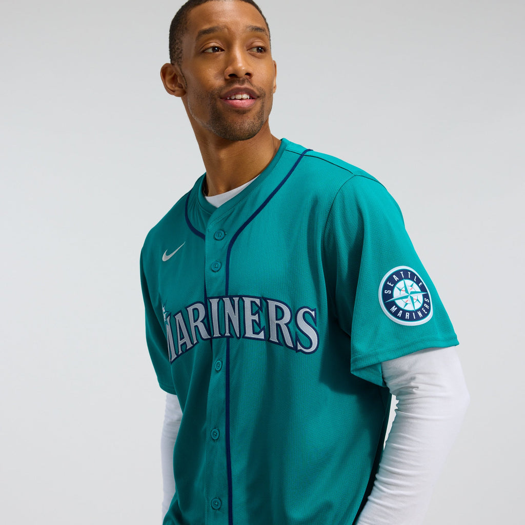 Seattle Mariners Cal Raleigh Nike Teal Alternate Limited Jersey