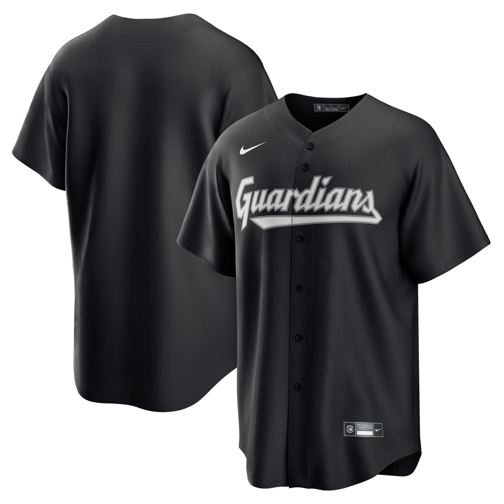 Cleveland Guardians Nike Black Replica Jersey