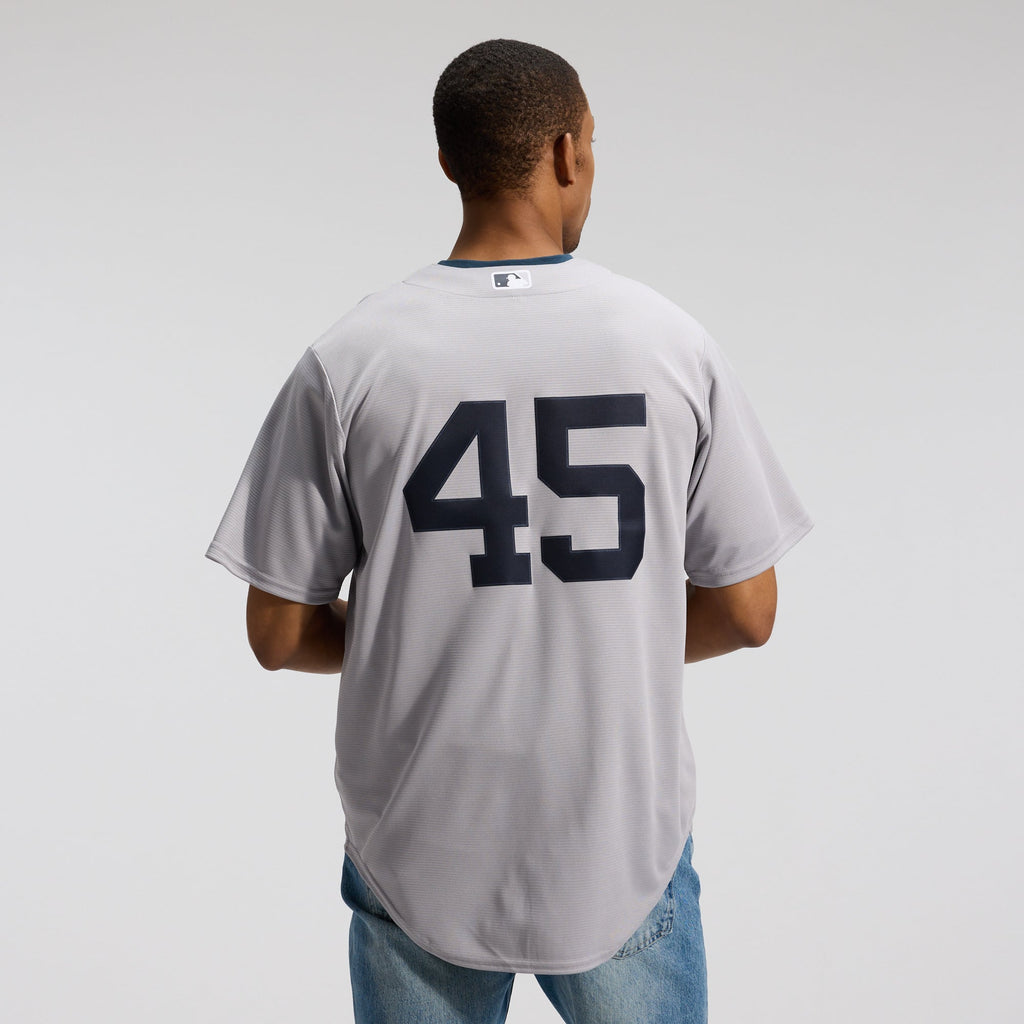 New York Yankees Gerrit Cole Nike Gray Road Replica Jersey