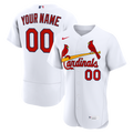 St. Louis Cardinals Nike White Home Authentic Custom Jersey