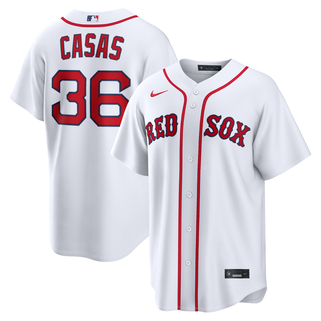 Boston Red Sox Triston Casas Nike White Home Replica Jersey