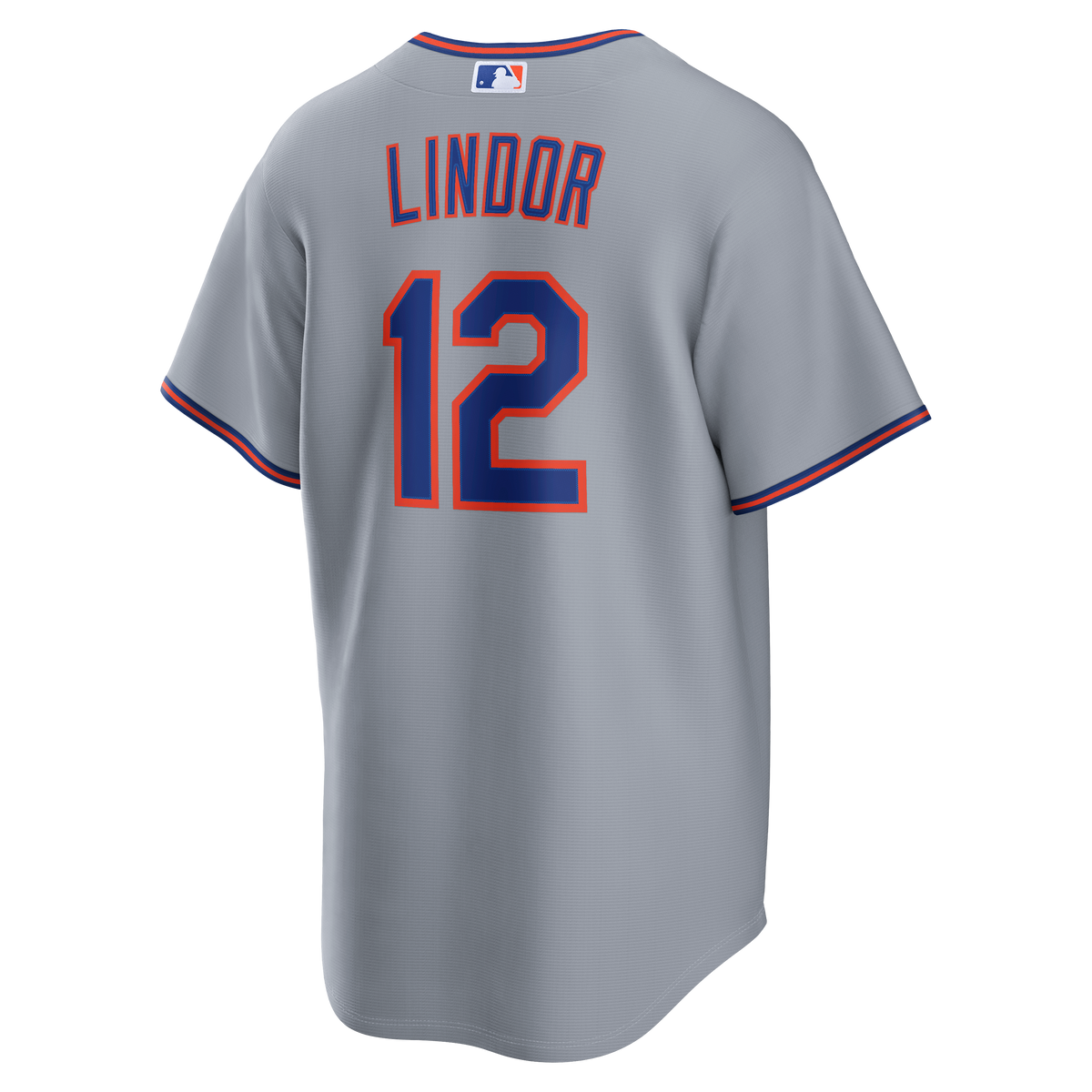 New York Mets Francisco Lindor Nike Gray Road Replica Jersey