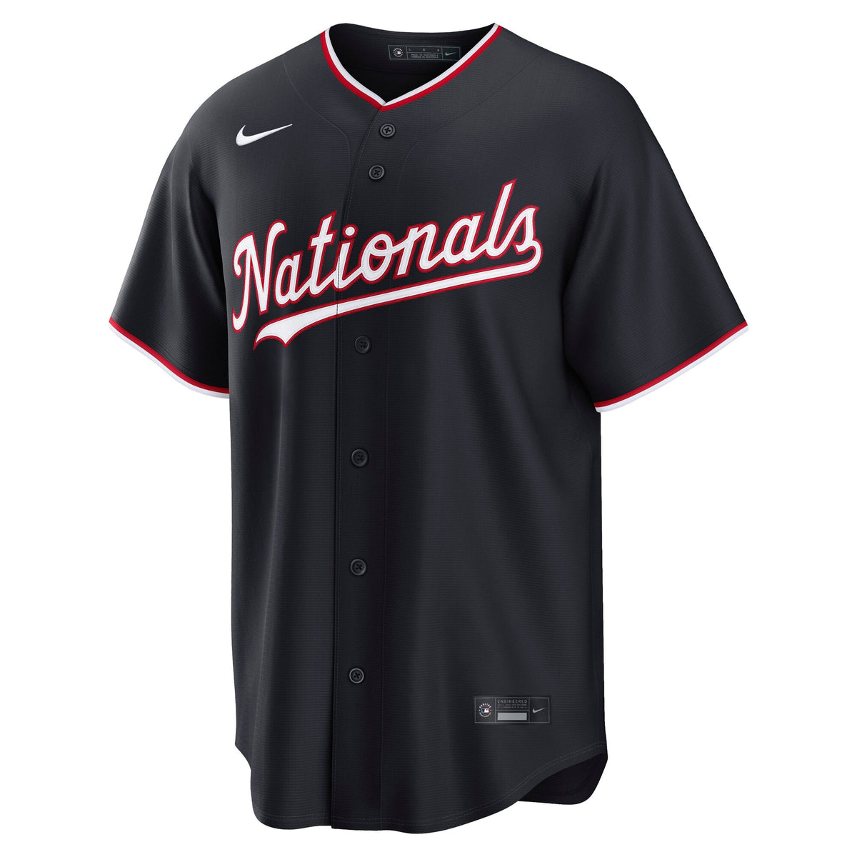 Washington Nationals James Wood Nike Navy Alternate Replica Jersey