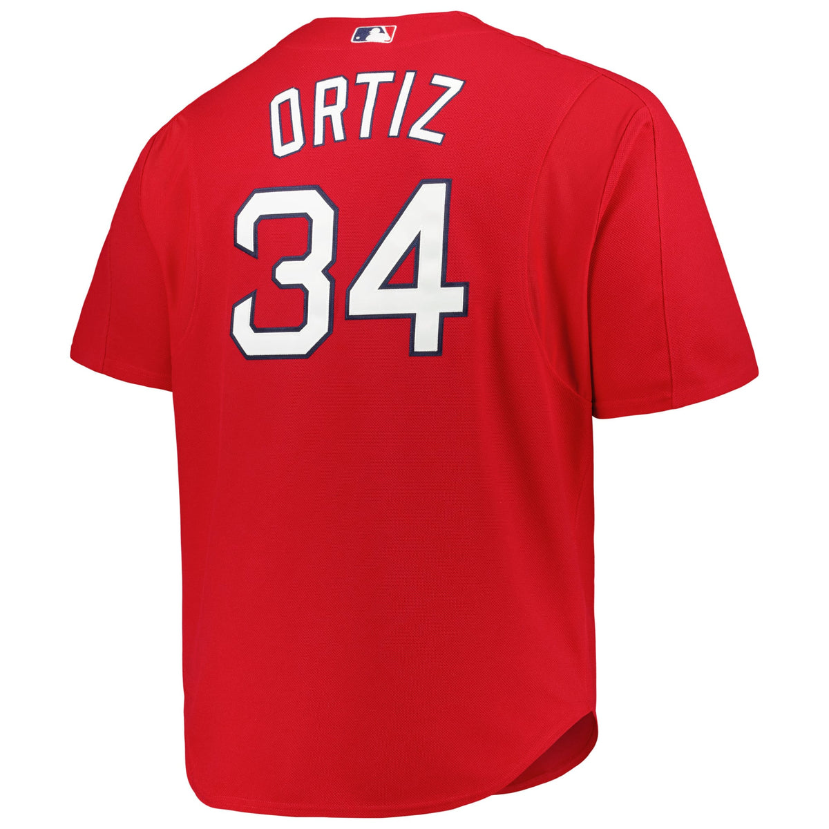 Boston Red Sox David Ortiz Mitchell & Ness Red Big & Tall Cooperstown Mesh Batting Practice Jersey