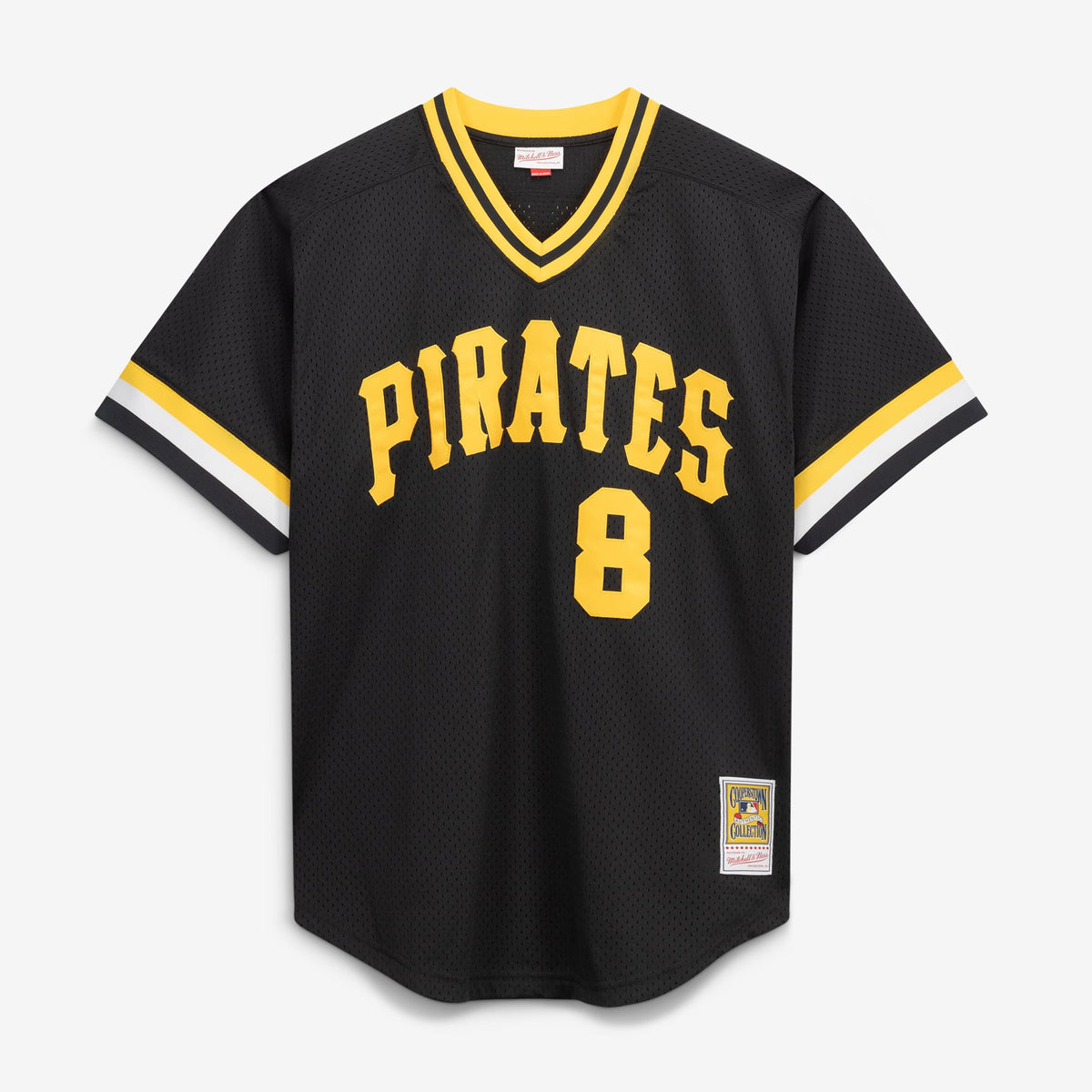 Pittsburgh Pirates Willie Stargell Mitchell & Ness Black Cooperstown Collection Big & Tall Mesh Batting Practice Jersey