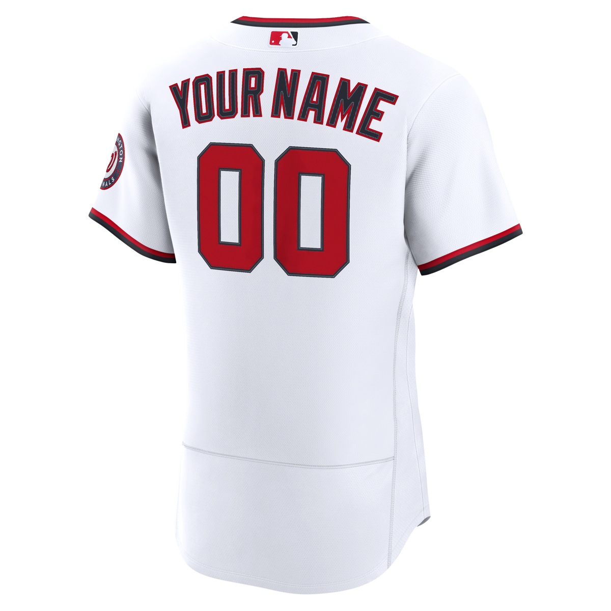 Washington Nationals Nike White Home Authentic Custom Jersey