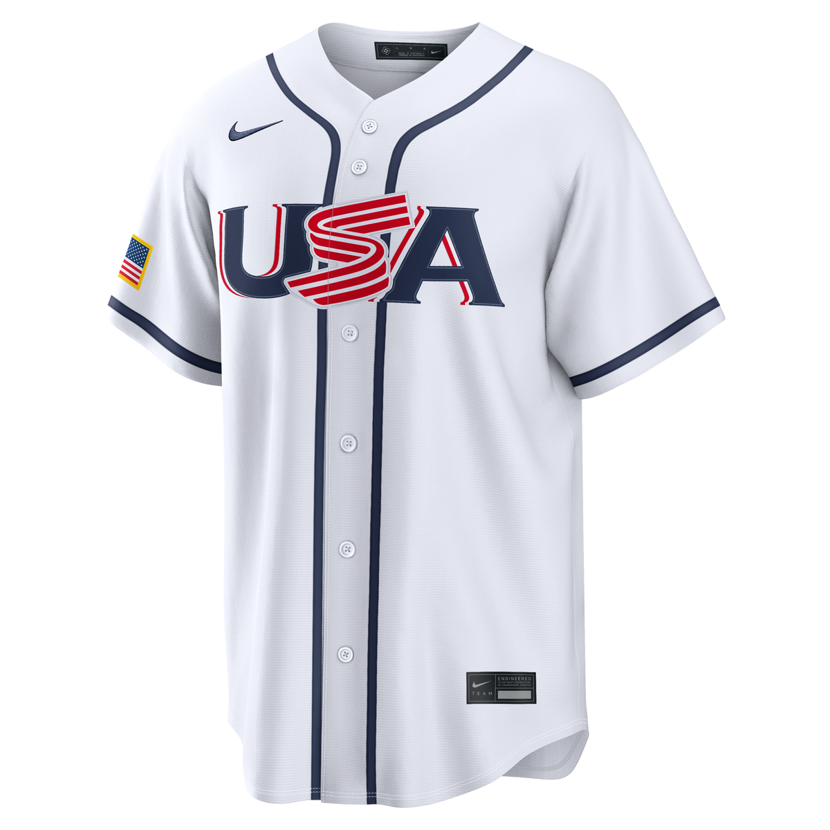 USA Baseball Aaron Judge Nike White 2026 World Baseball Classic Home Stadium Jersey