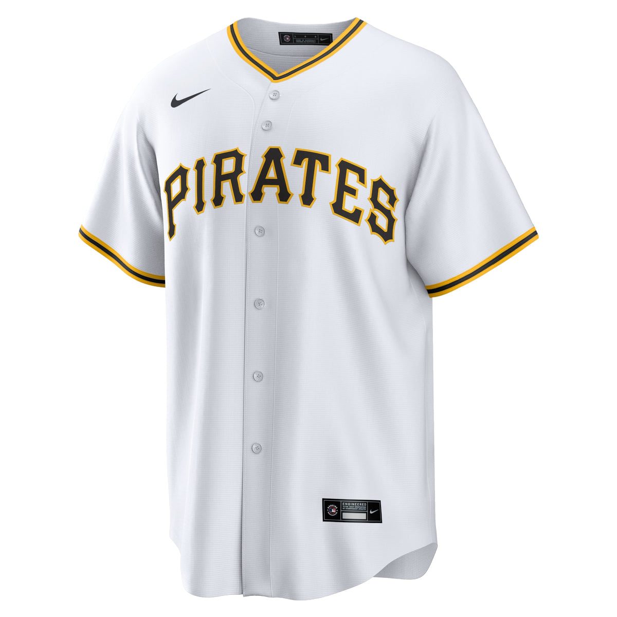 Pittsburgh Pirates Nike White Home Replica Team Jersey