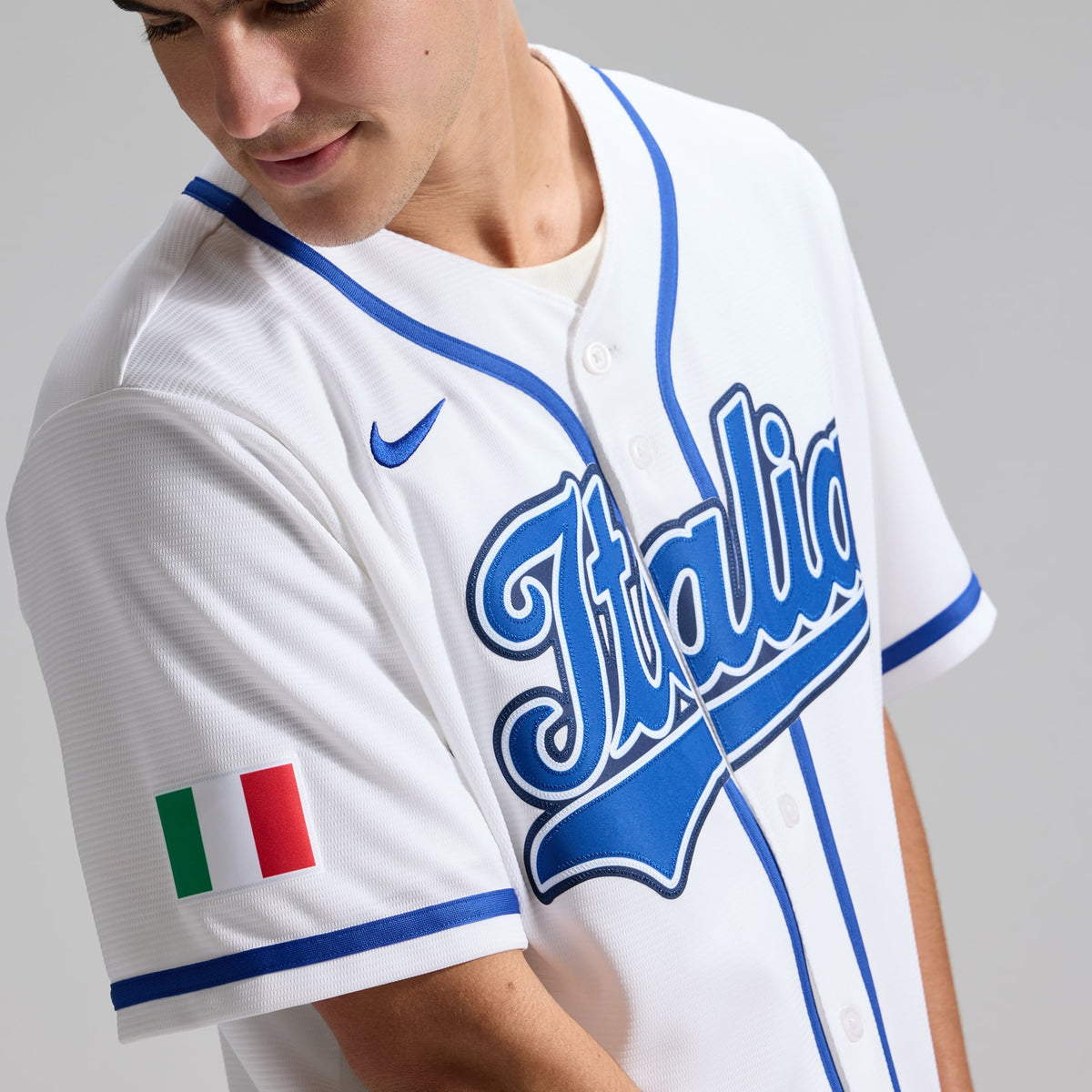 Italy Baseball Vinnie Pasquantino Nike White 2026 World Baseball Classic Home Stadium Jersey