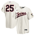 Minnesota Twins Byron Buxton Nike Cream 2026 Field of Dreams Stadium Jersey
