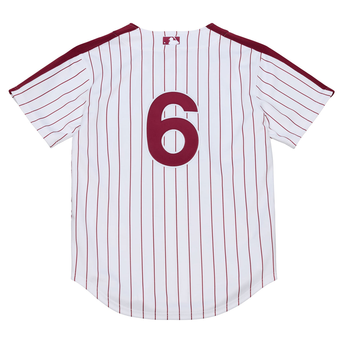 Philadelphia Phillies Jimmy Rollins Mitchell & Ness White 2003 Cooperstown Collection Authentic Jersey