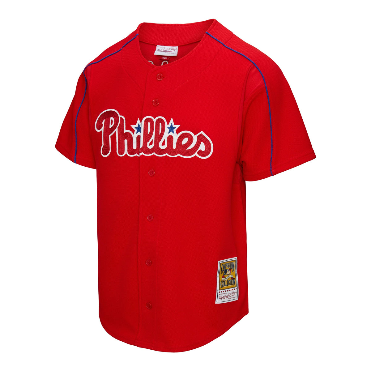 Philadelphia Phillies Ryan Howard Mitchell & Ness Red Big & Tall Cooperstown Mesh Batting Practice Jersey