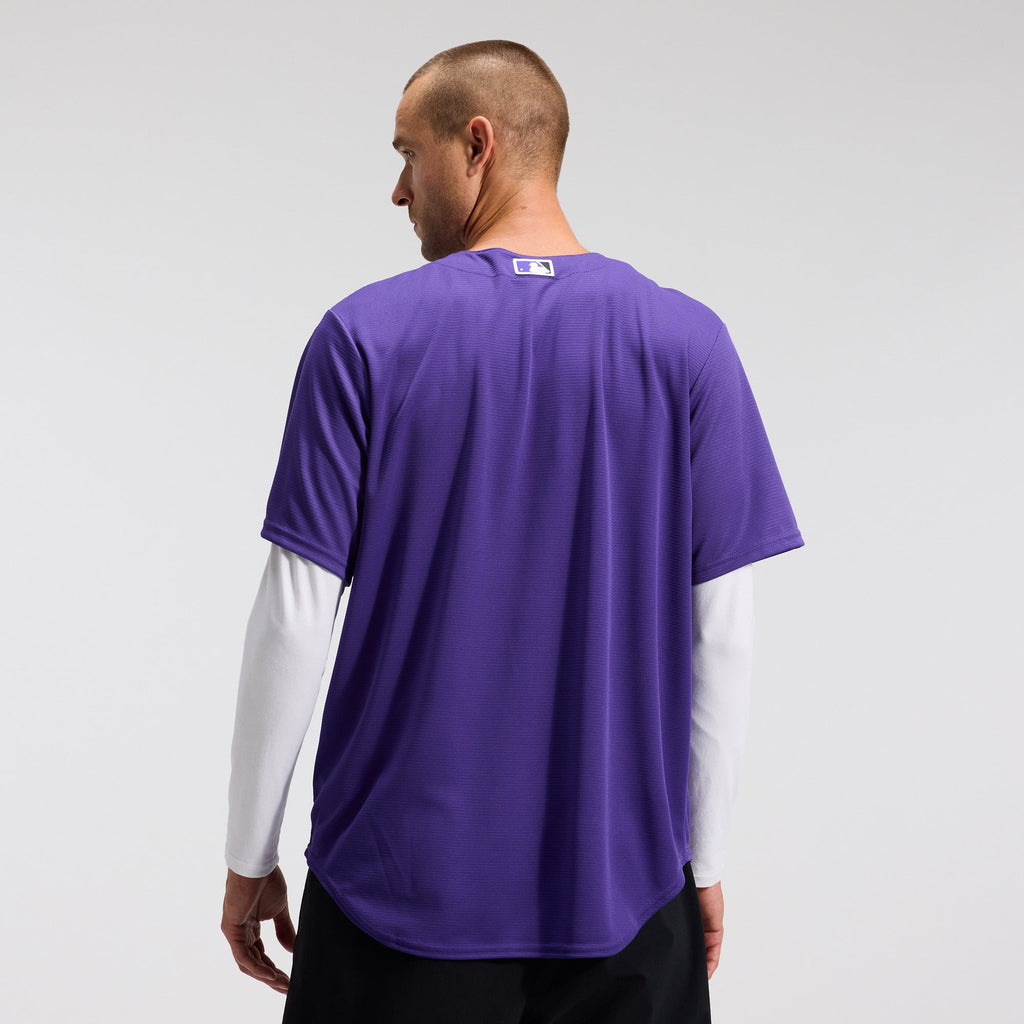 Colorado Rockies Nike Purple Alternate Replica Team Jersey