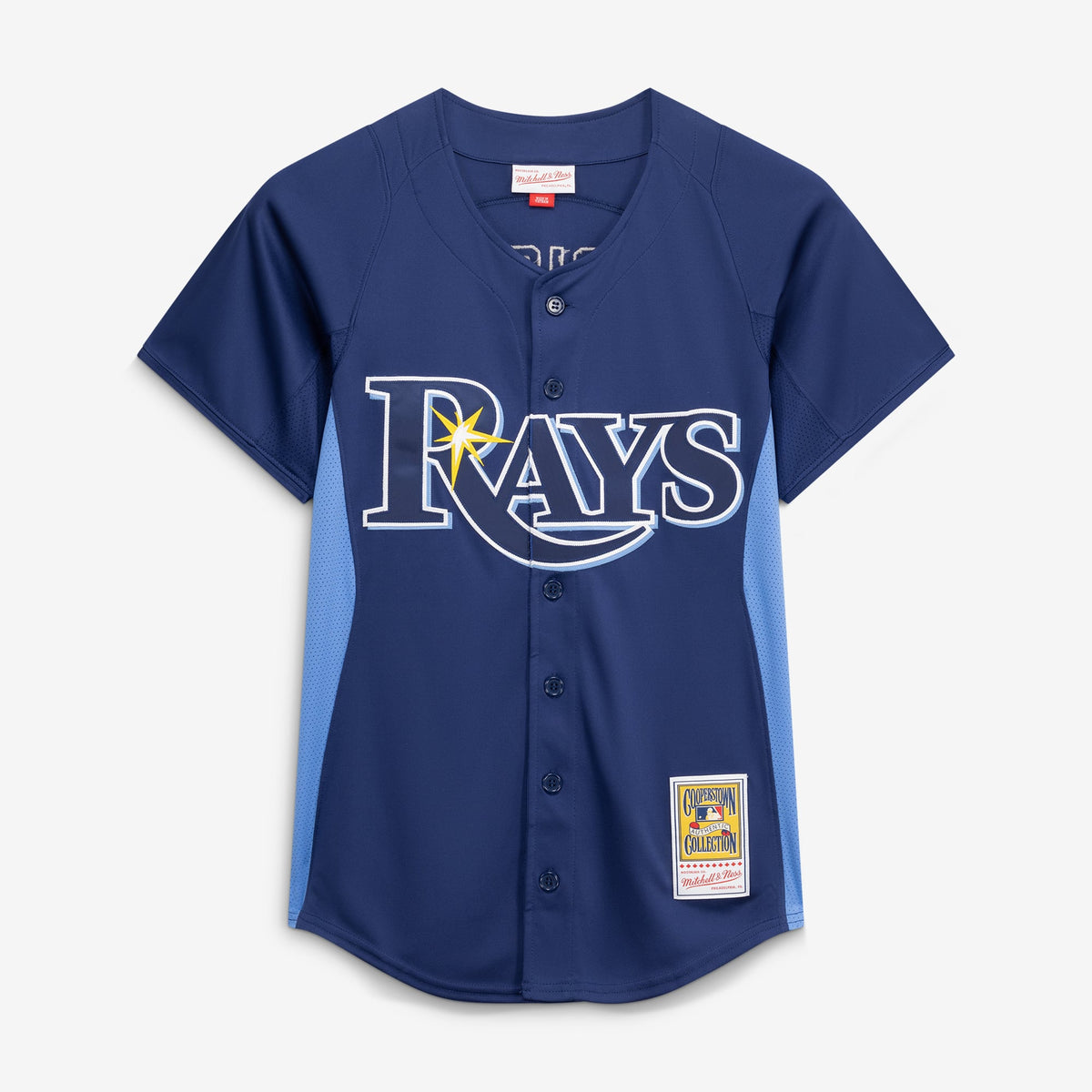 Tampa Bay Rays David Price Mitchell & Ness Blue Authentic Batting Practice Jersey