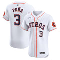 Houston Astros Jeremy Peña Nike White Home Elite Player Jersey