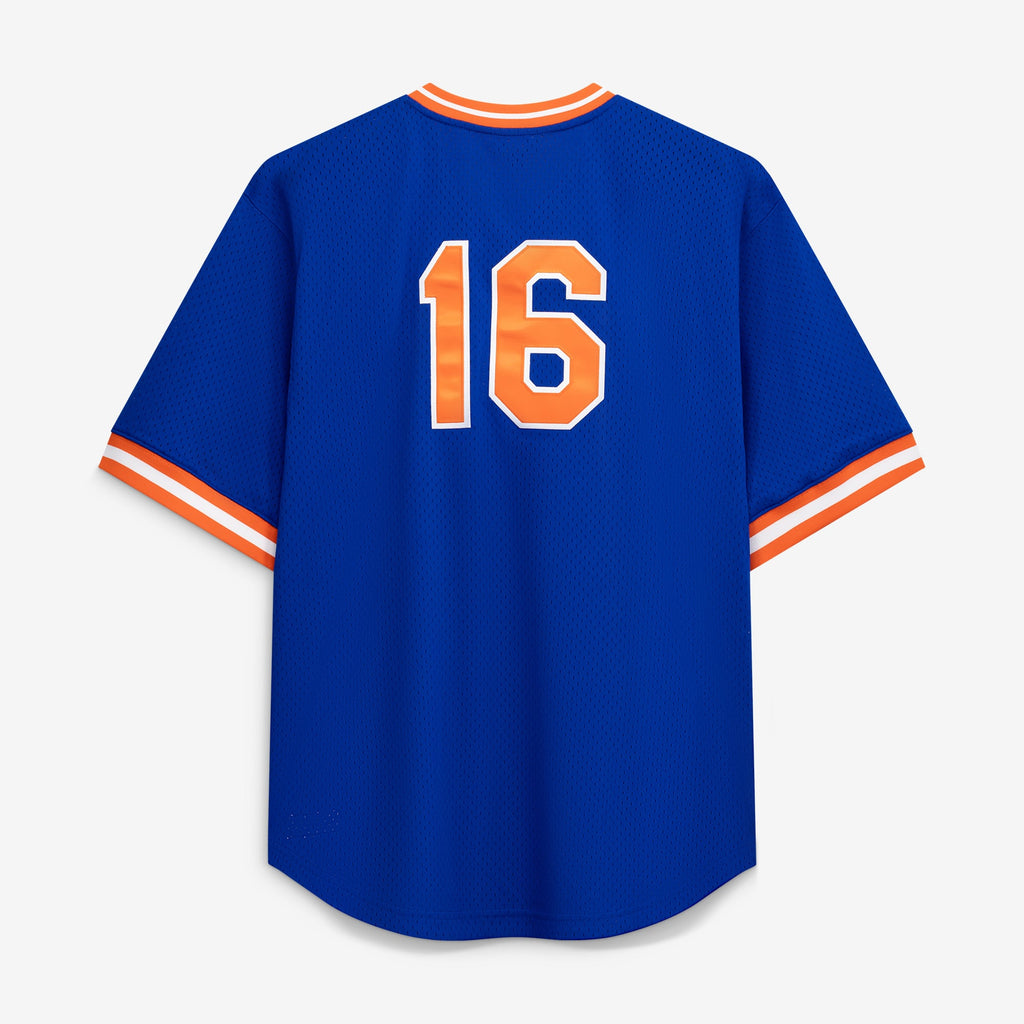 New York Mets Dwight Gooden Profile Royal Big & Tall Cooperstown Collection Mesh Batting Practice Jersey
