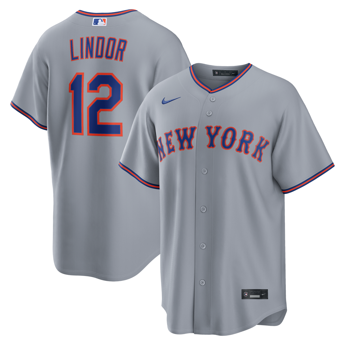 New York Mets Francisco Lindor Nike Royal Alternate Replica Jersey