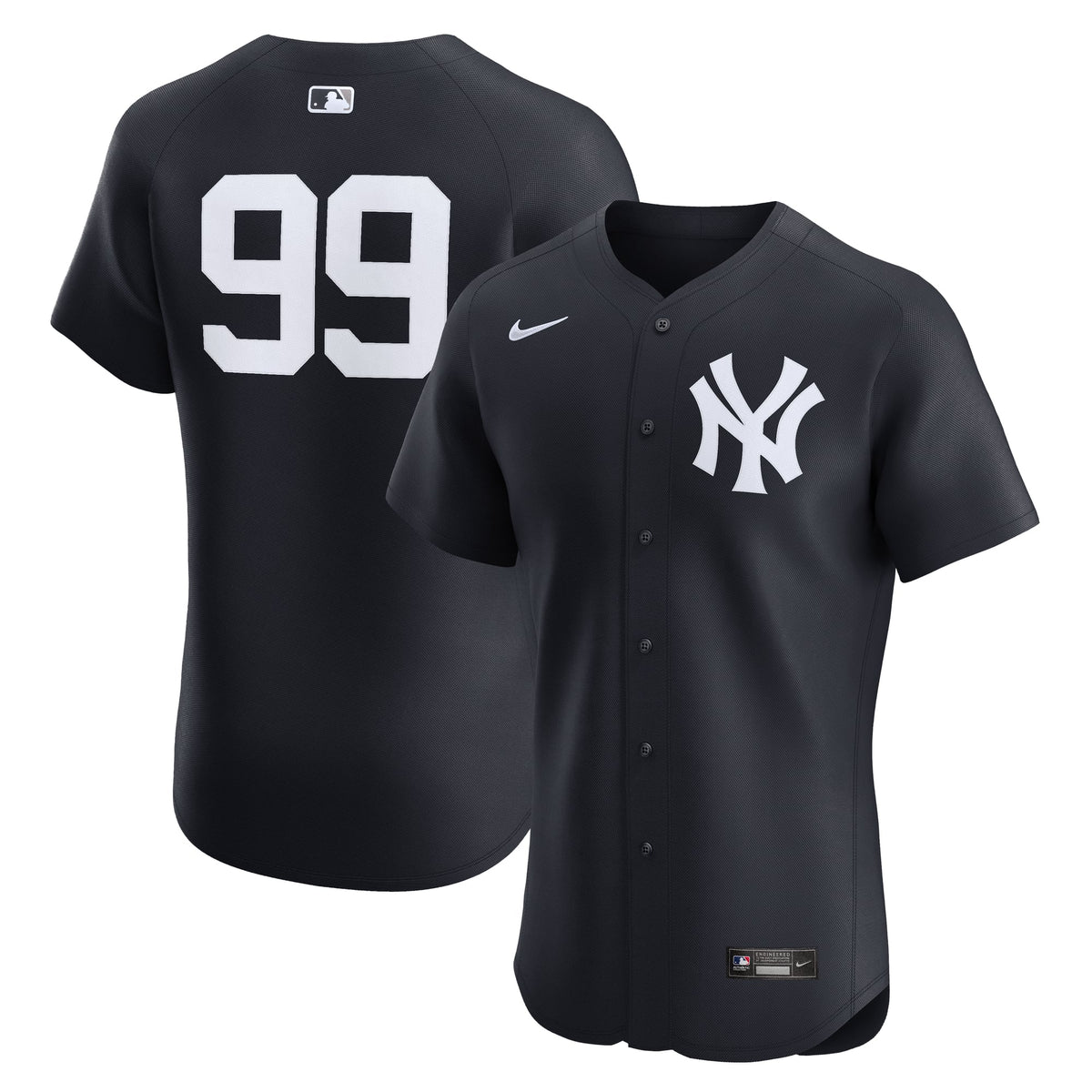 New York Yankees Aaron Judge Nike Navy Alternate 2 Elite Jersey