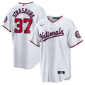 Washington Nationals Stephen Strasburg Nike White Home Replica Jersey