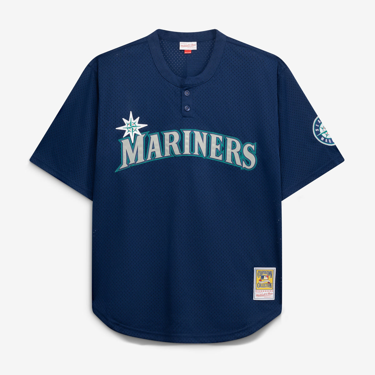 Seattle Mariners Ken Griffey Jr. Mitchell & Ness Royal Big & Tall Cooperstown Collection Mesh Batting Practice Jersey