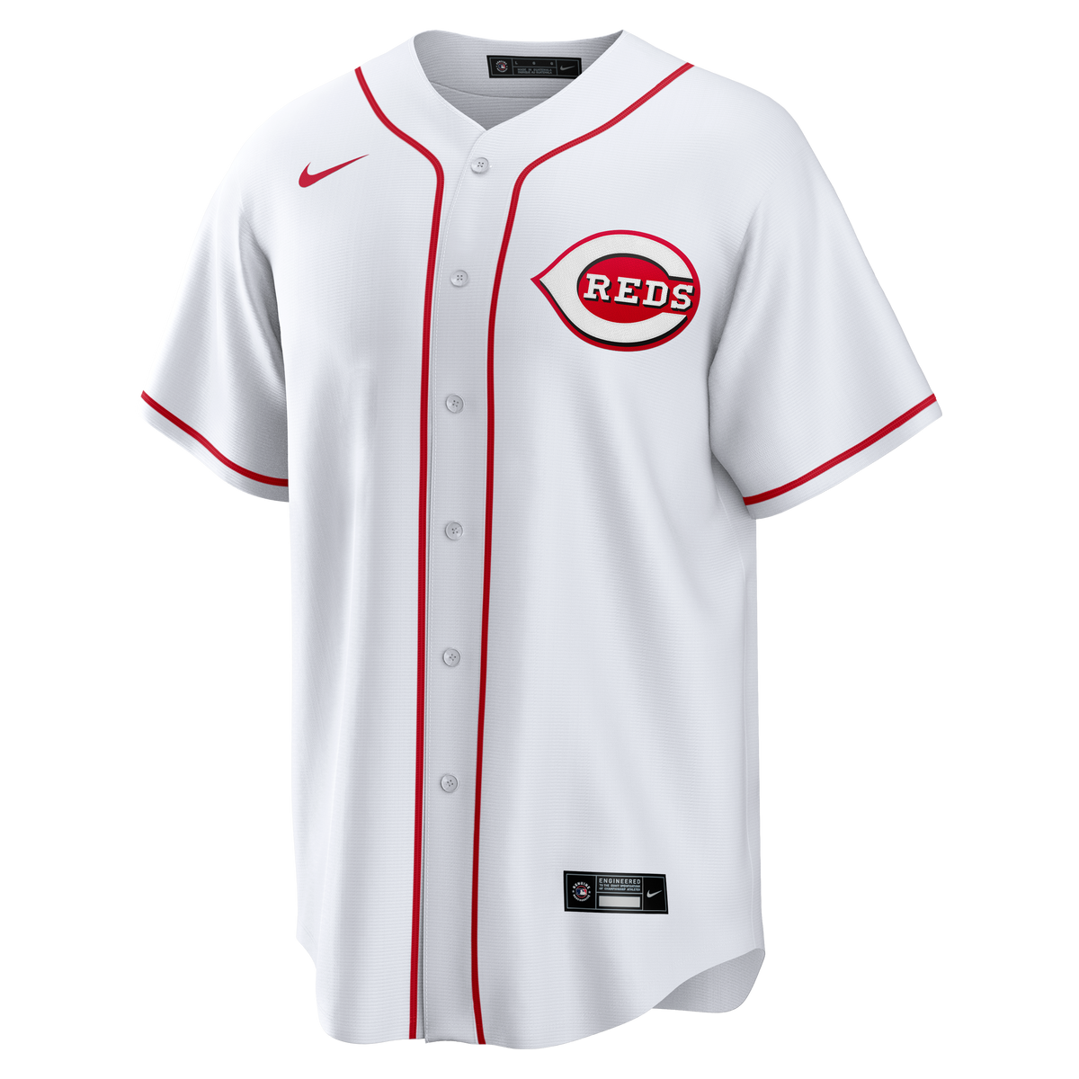 Cincinnati Reds Eugenio Suárez Nike White Home Replica Jersey