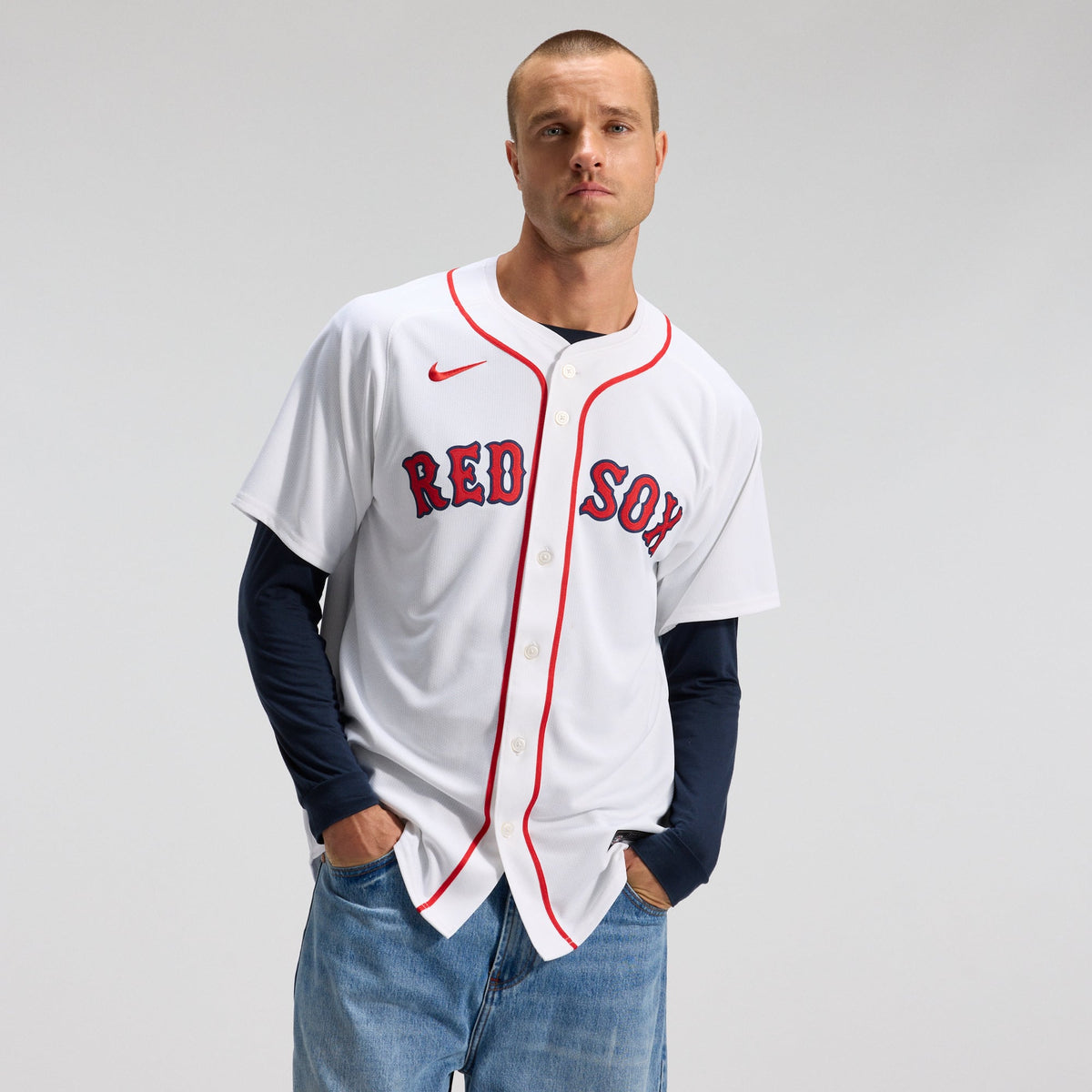 Boston Red Sox Nike White Home Limited Jersey