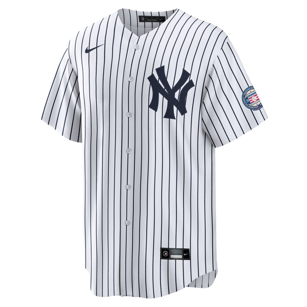 New York Yankees CC Sabathia Nike White 2025 Baseball Hall of Fame Name & Number Retired Replica Jersey