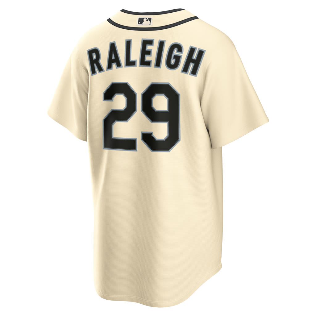 Seattle Mariners Cal Raleigh Nike Navy Road Replica Jersey