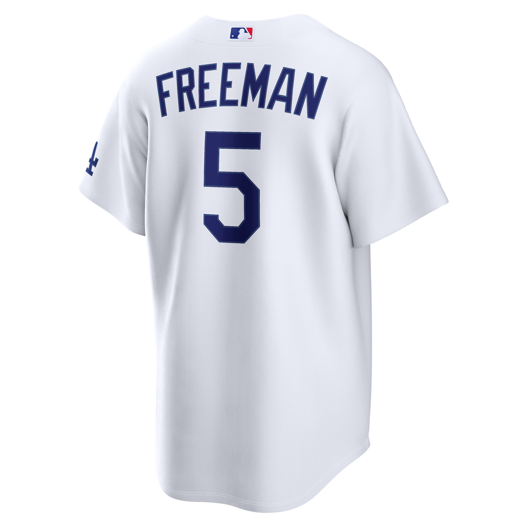Los Angeles Dodgers Freddie Freeman Nike White Home Stadium Jersey