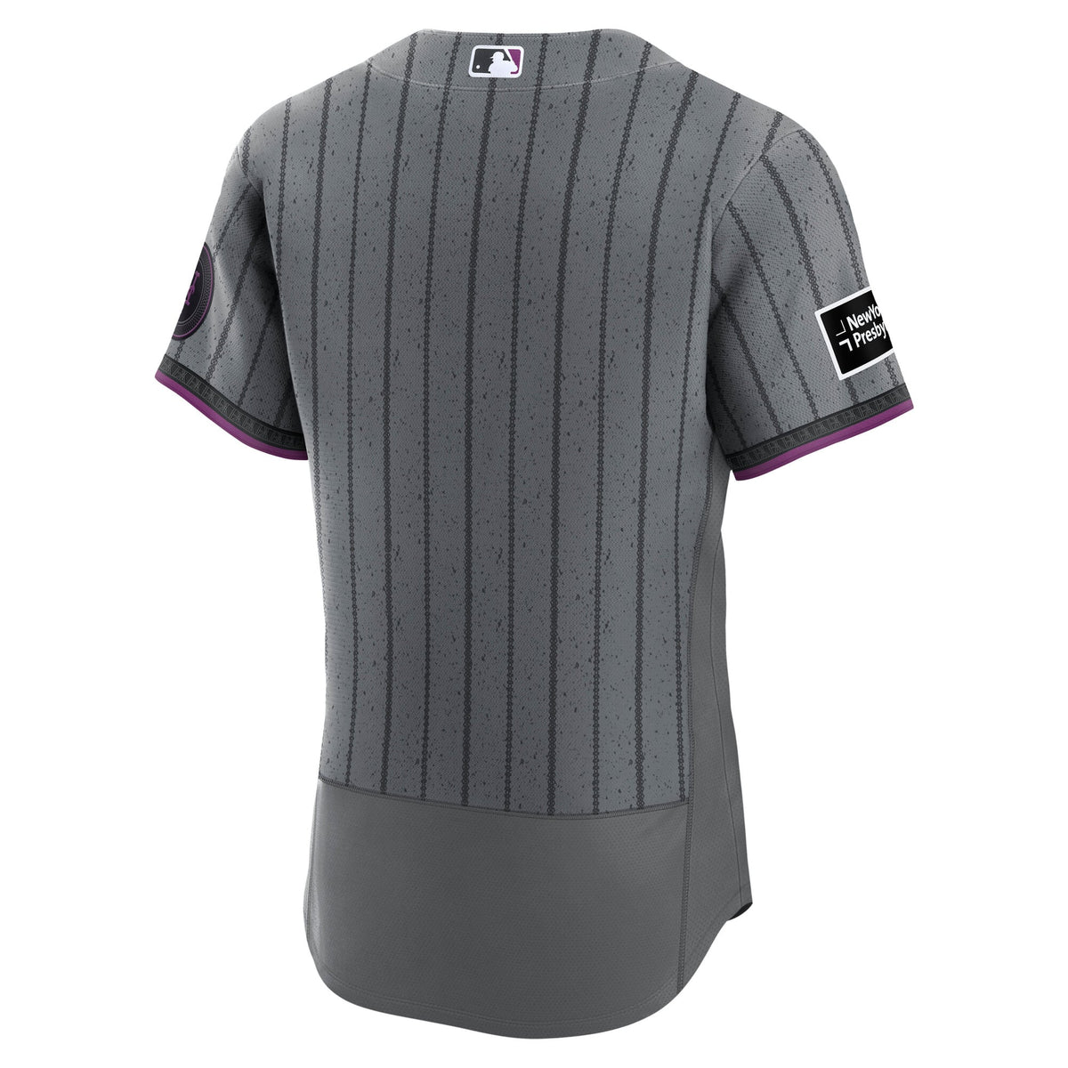 New York Mets Nike Gray City Connect Authentic Sponsor Patch Jersey