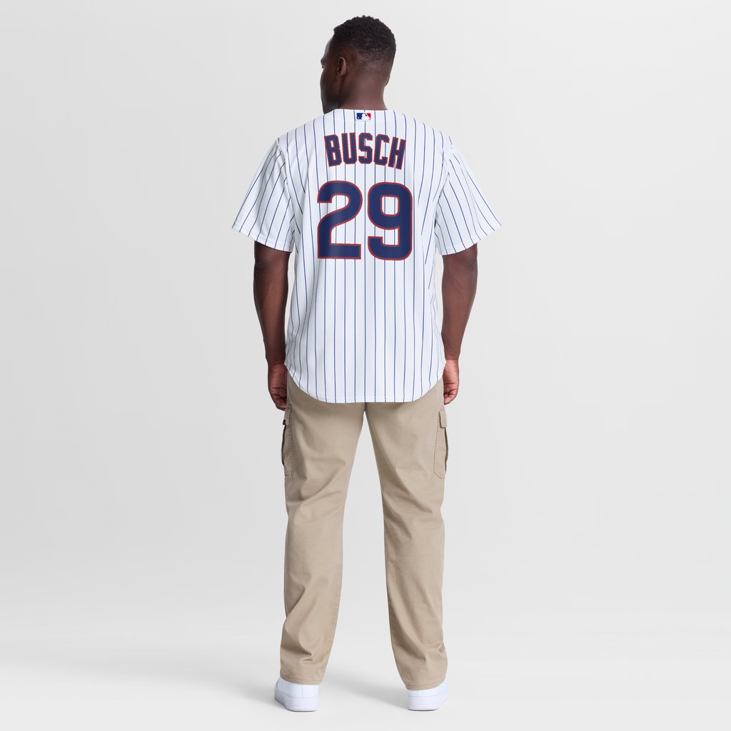 Chicago Cubs Michael Busch Nike White Home Replica Jersey
