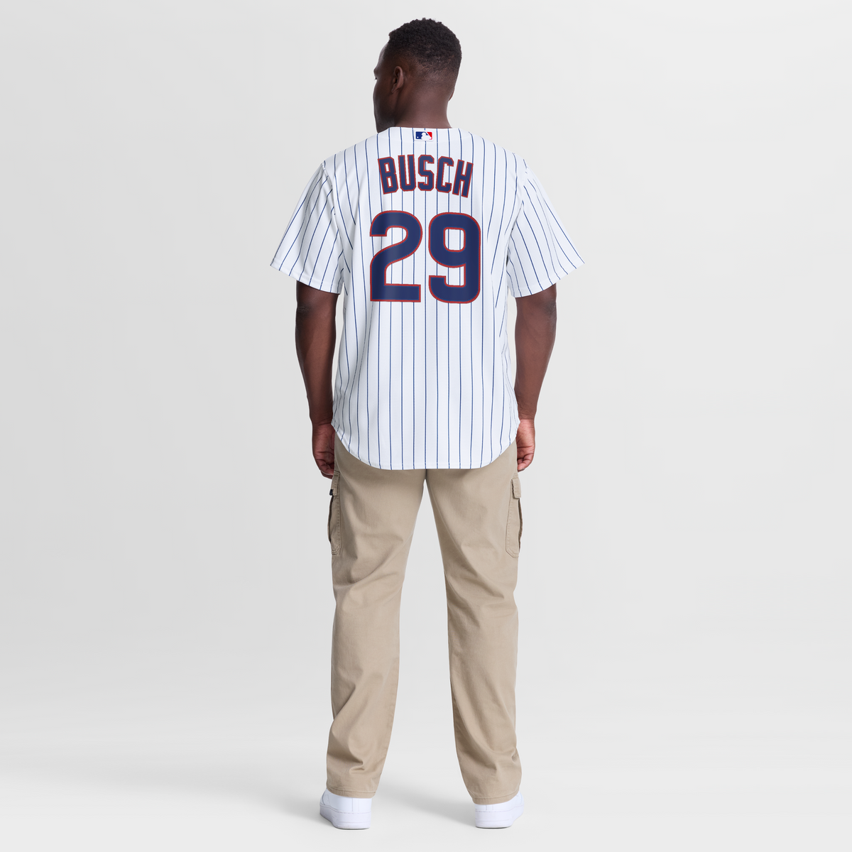 Chicago Cubs Michael Busch Nike White Home Replica Jersey