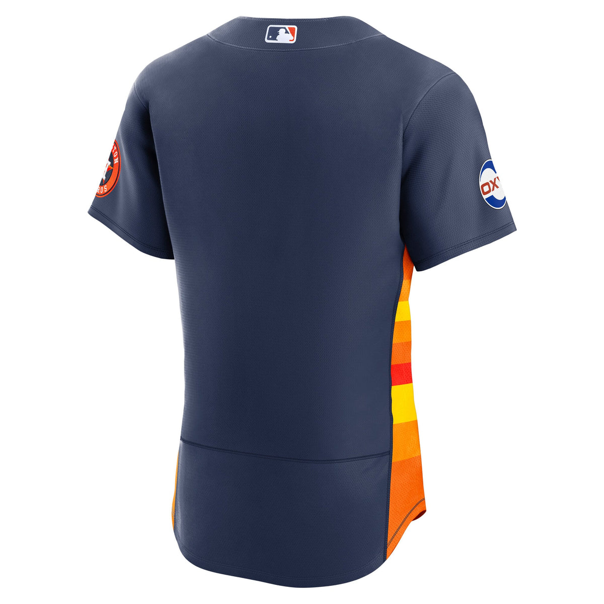 Houston Astros Nike Navy Alternate Sponsor Patch Authentic Jersey