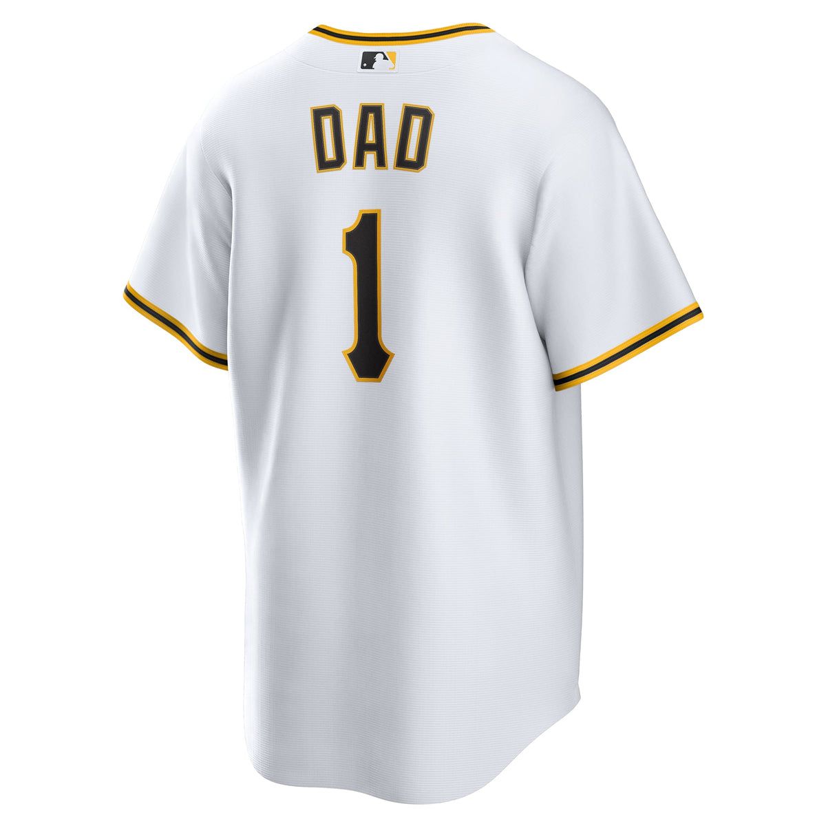 Pittsburgh Pirates Nike White #1 Dad Home Replica Jersey