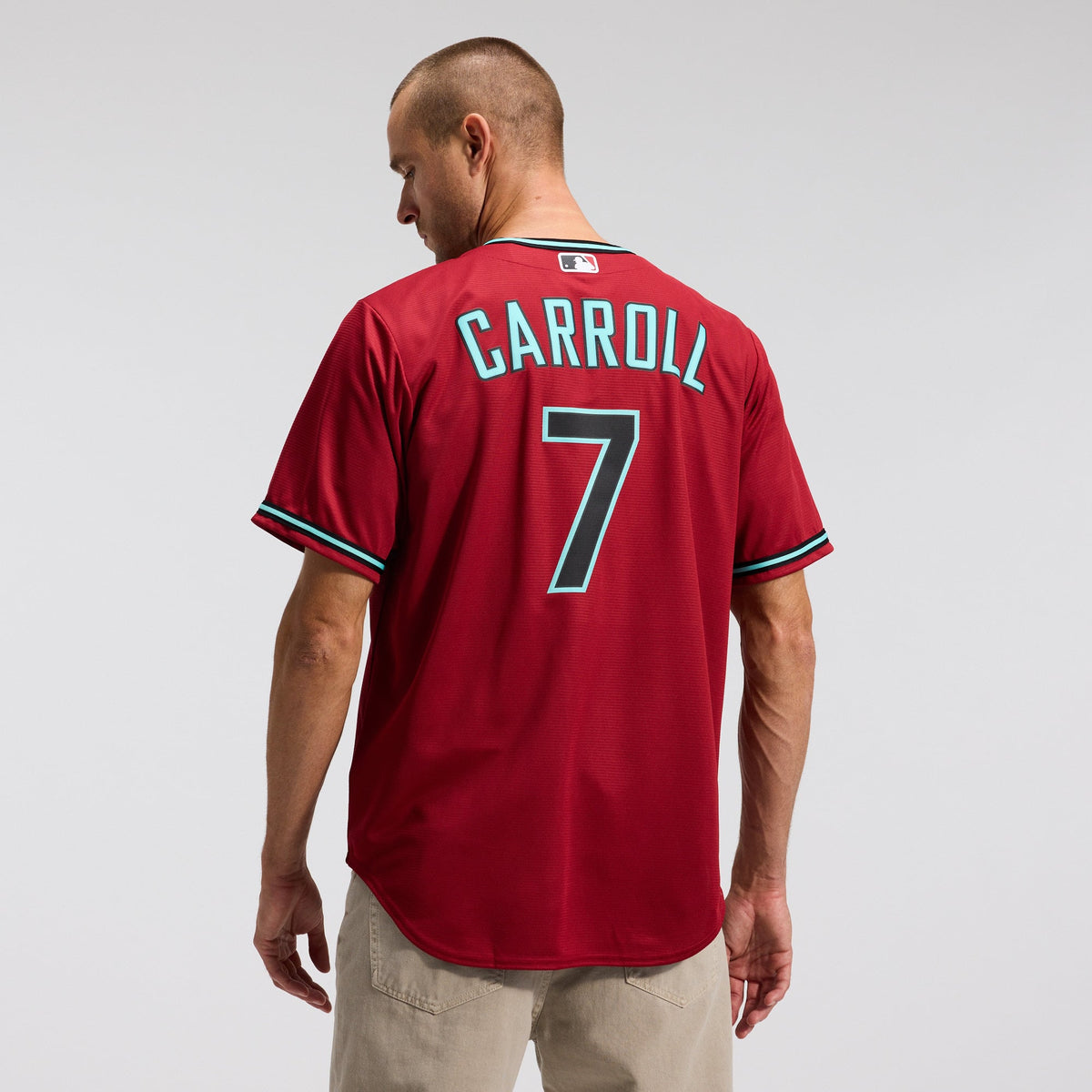 Arizona Diamondbacks Corbin Carroll Nike Gray Road Replica Jersey
