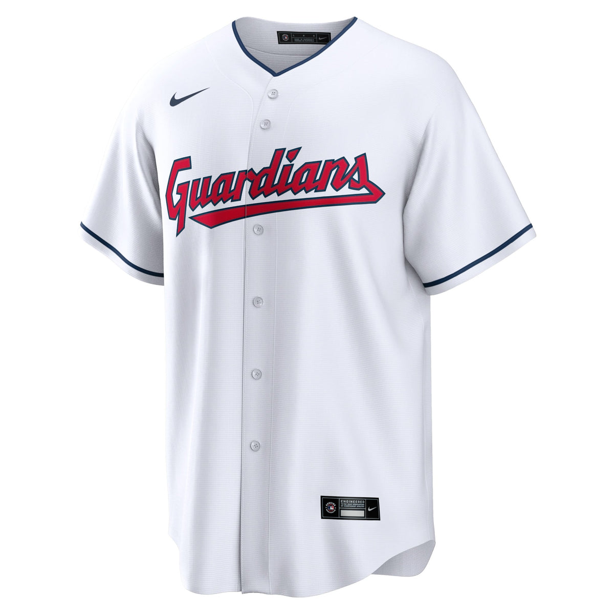 Cleveland Guardians Nike White Home Blank Replica Jersey