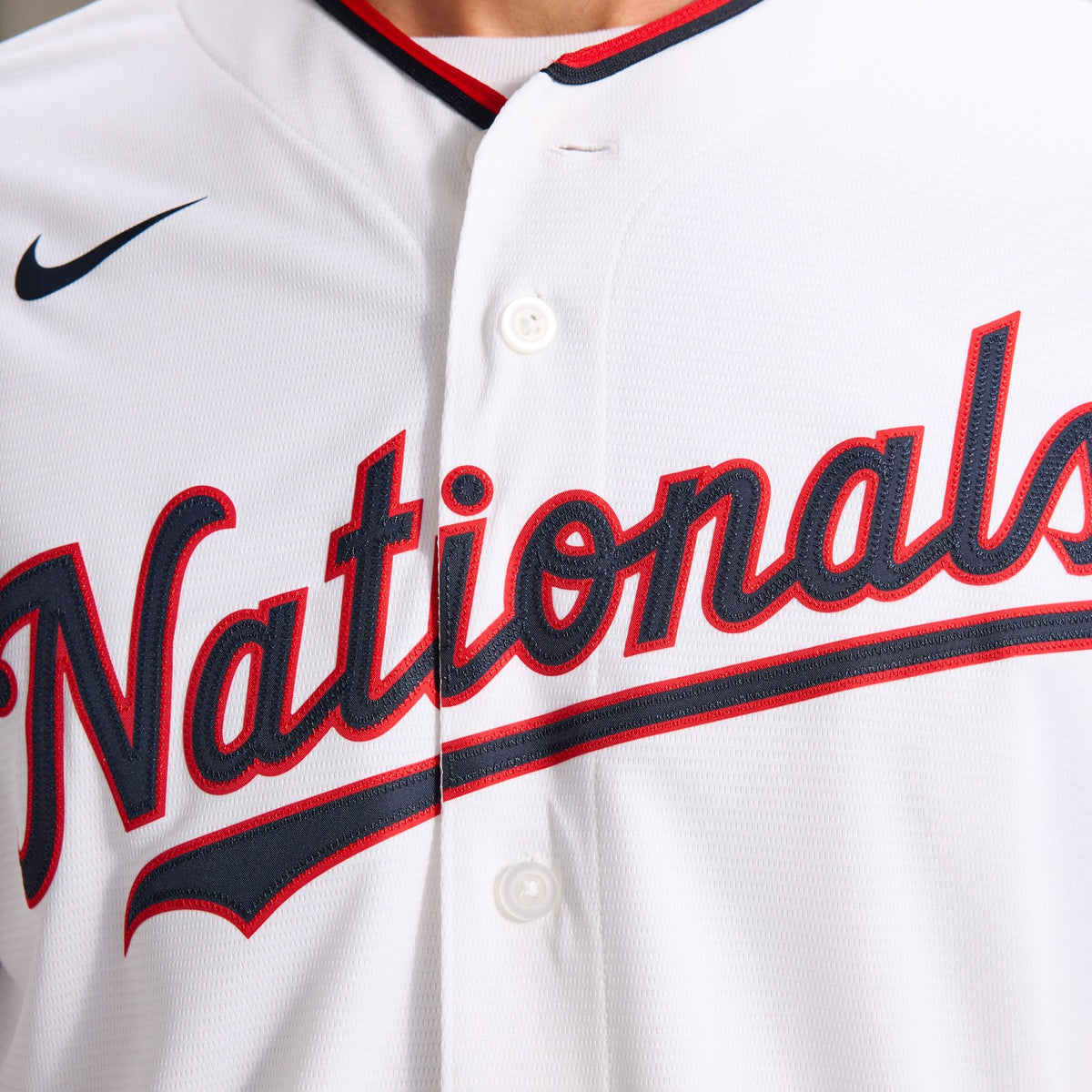 Washington Nationals CJ Abrams Nike White Home Replica Jersey