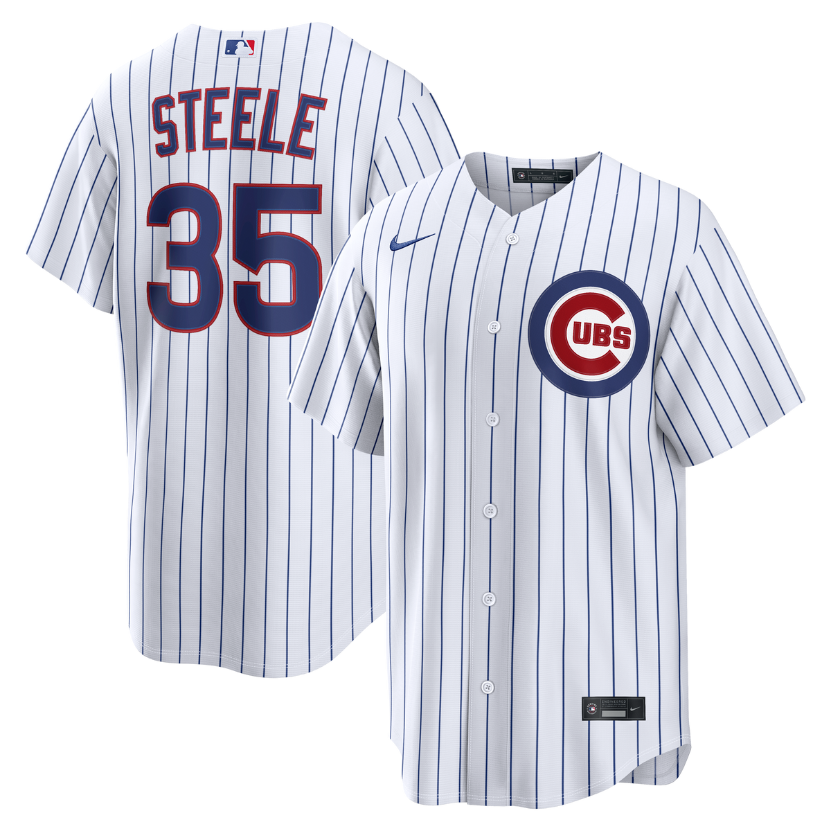 Chicago Cubs Justin Steele Nike White Home Replica Jersey