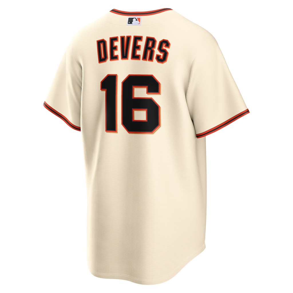 San Francisco Giants Rafael Devers Nike Cream Home Replica Jersey