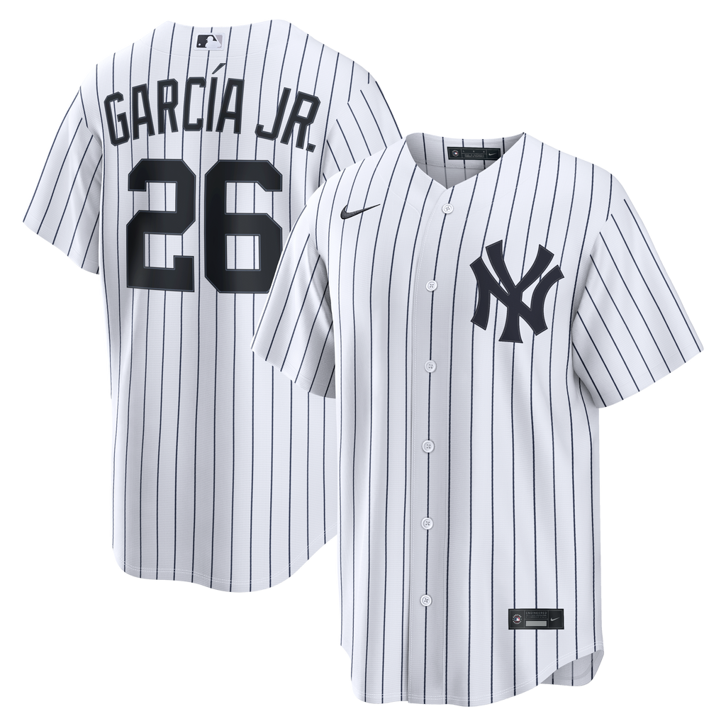 New York Yankees Luis García Jr. Nike White Home Replica Jersey
