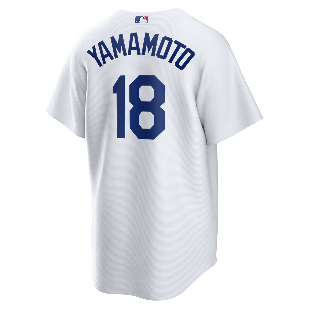 Los Angeles Dodgers Yoshinobu Yamamoto Nike White Home Replica Jersey